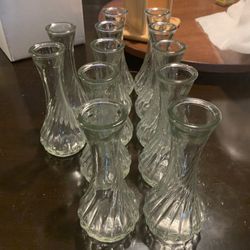 12 pieces 6 inch flower vase