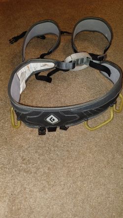 Climbing harness and shoes