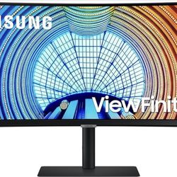 SAMSUNG Viewfinity S65UA Series 34-Inch Ultrawide QHD Curved Monitor, 100Hz, USB-C, HDR10 (1 Billion Colors), Height Adjustable Stand, TUV-certified I