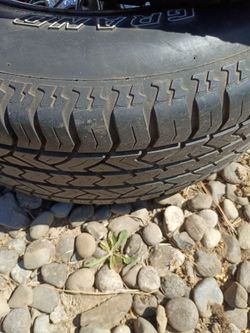 Tires and wheels Daytons (2only)