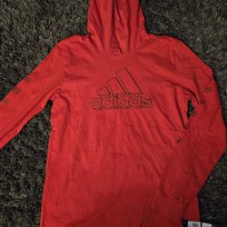 Adidas youth Boys Long-Sleeve hooded Shirt