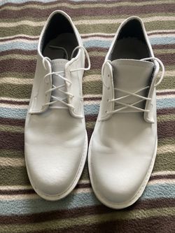 Bates Military White Shoes