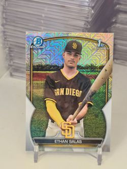 Ethan salas 1st bowman mojo refractor padres