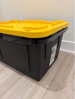 Heavy duty storage bins - 27 Gallon
