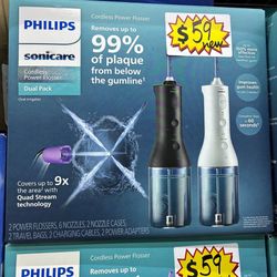 Philips Sonicare Cordless Power Flosser Dual Pack