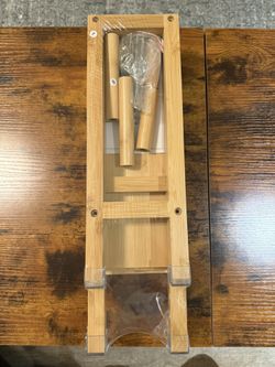 Modern Bamboo Corner Shelf–Space-Saving Organizer | Brand-New 