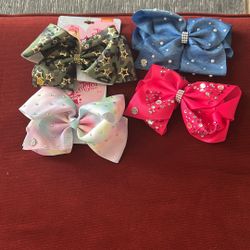 4 Pack Of Jojo Siwa Bows 