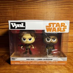 FUNKO VYNL Star Wars Han Solo & Lando Calrissian In Original Box