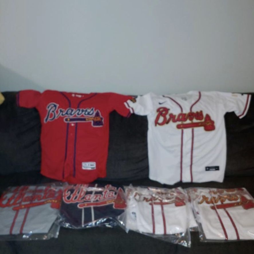 Atlanta Braves Champions Gold Jersey for Sale in Lawrenceville, GA - OfferUp