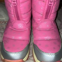Pink Girls Winter Boots 