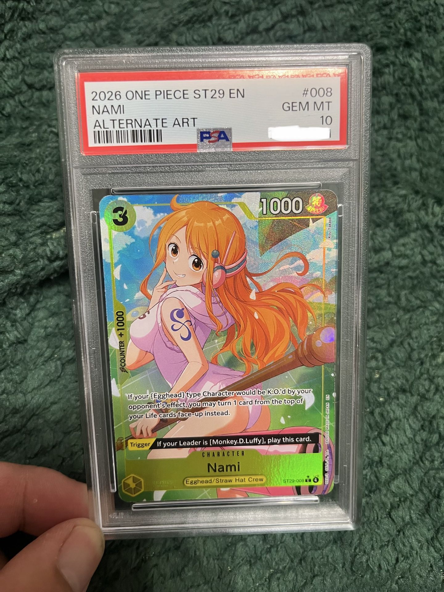 One Piece Nami PSA 10