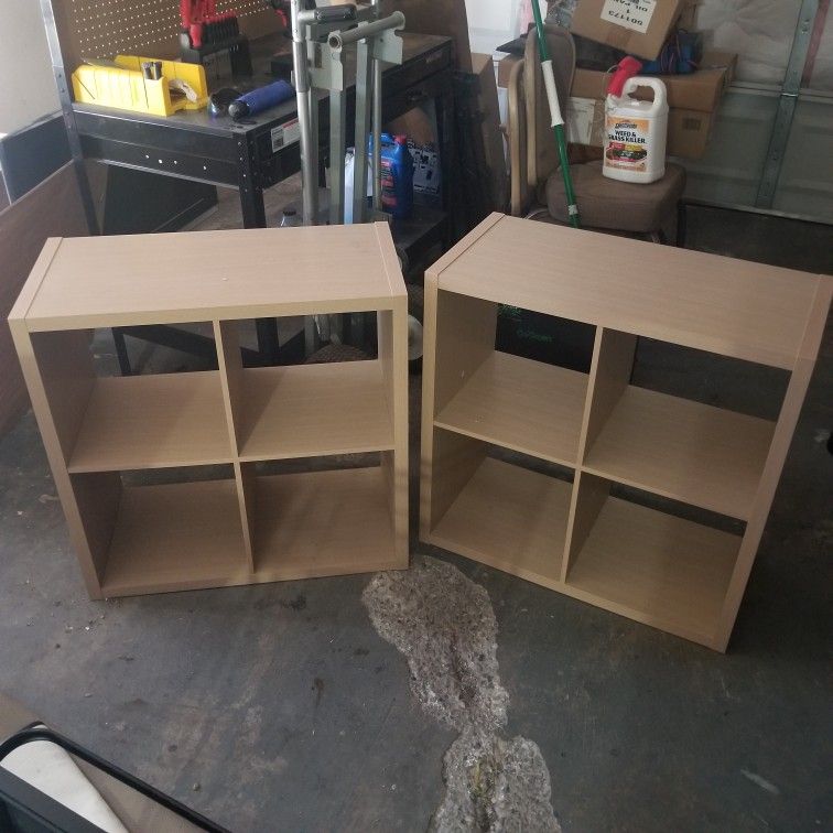 Cubby Shelves Pair