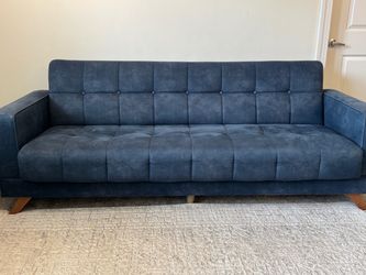 Sofa, two arm chairs/bed/ storage