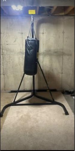 Everlast Punching bag with stand