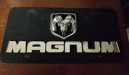 Dodge Magnum Front License plate