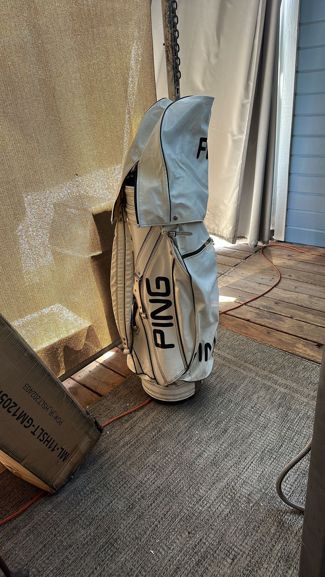 Ping Golf Bag Cover And Clubs