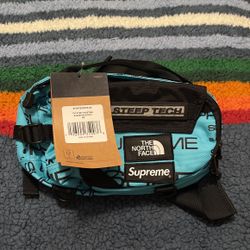 NEW Supreme The North Face Steep Tech Waist Bag Teal Rare