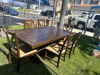 Free table with chairs