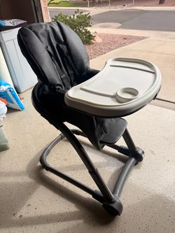Charcoal Gray Graco High Chair