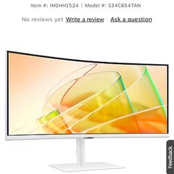 Samsung Viewfinity S65tc 34” Curved Monitor 