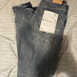 Purple Jeans Size 34