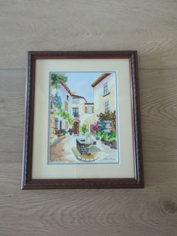Watercolor wall art