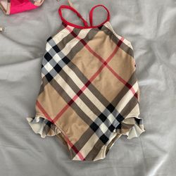 Burberry Girls bathing suit size 3