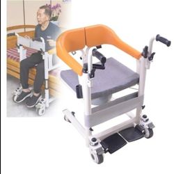 Patient Lift For Home Transfer Chair 180 Split Seat For Elderly W/potty 4 In 1 $250