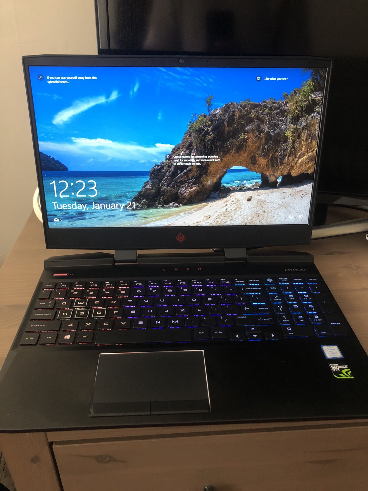 2018 HP omen laptop new condition/gaming laptop