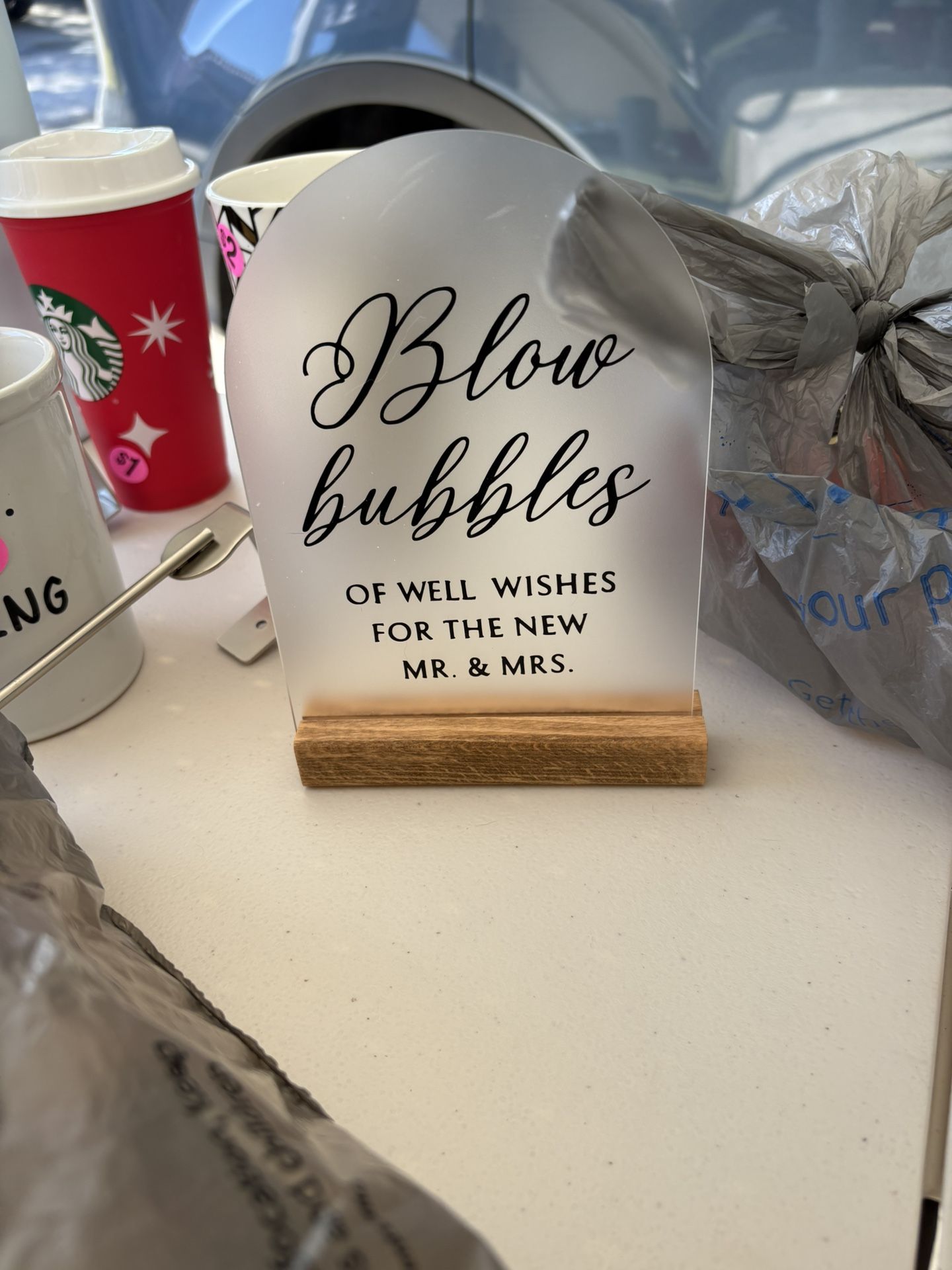 Wedding Send Off Sign