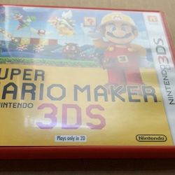 super mario maker nintendo 3ds