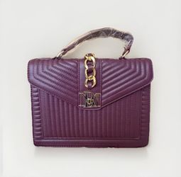 Badgley Mischka Plum handbag