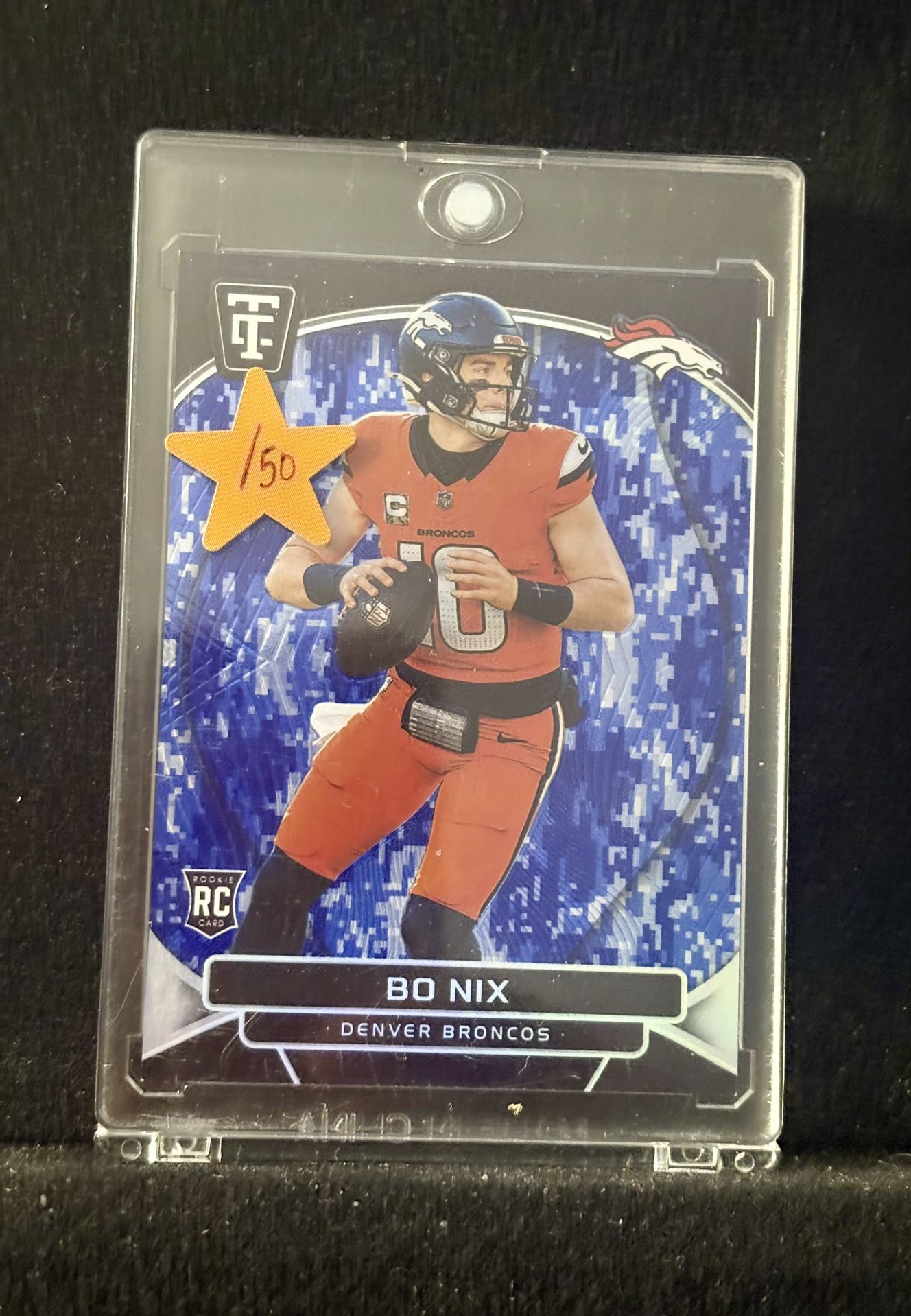 Bo Nix RC Totally Certified Blue Camo /50