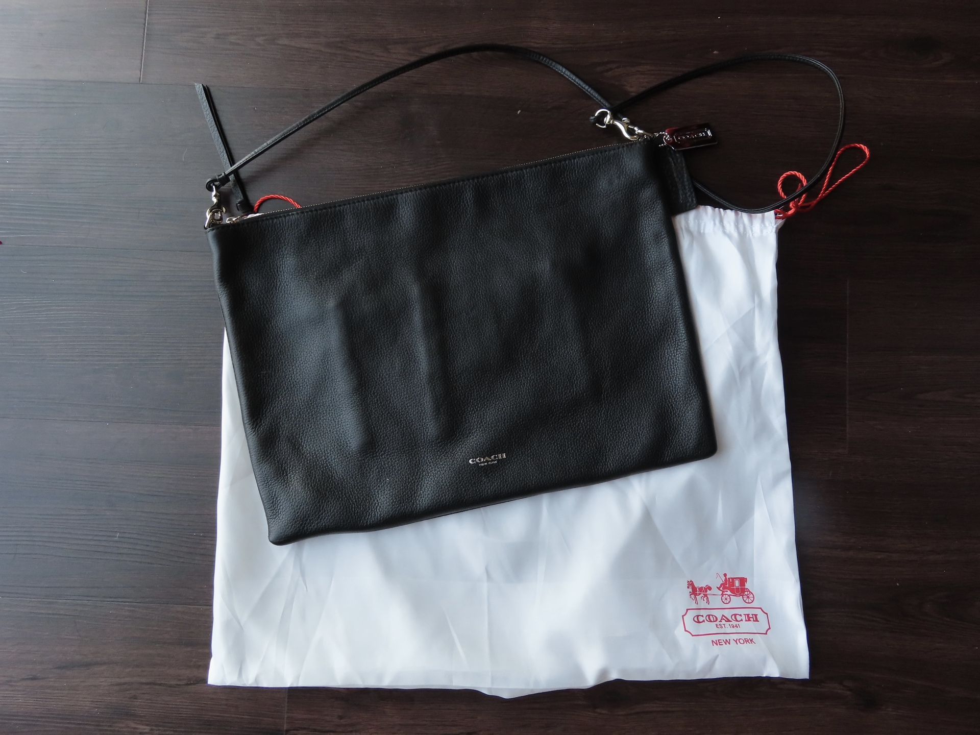 Coach Bleecker Shoulder Bag Black