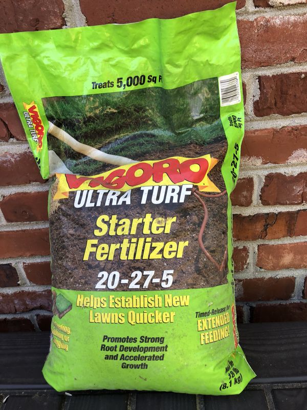 New 18 Lb Bag Of Vigoro Ultra Turf Starter Fertilizer 20 27 5 Home New 18 Lb Bag Of Vigoro Ultra Turf Starter Fertilizer 20 27 5 Home Garden In Bwood Tn Offerup