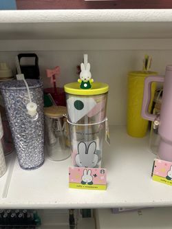 Miffy Starbucks cup with three rechargeable cards y