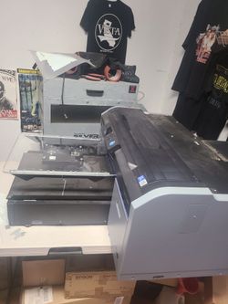 Lawson Silver DTG Screen Printing Setup