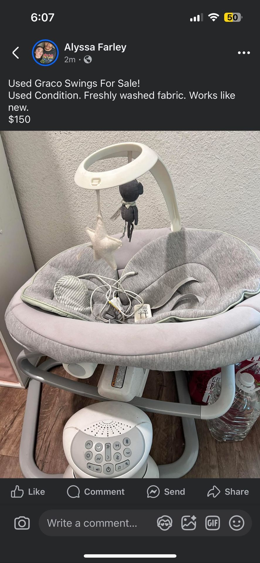 Graco baby Swing