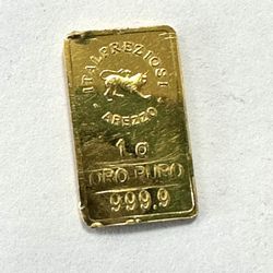 1 Gram Gold Bar