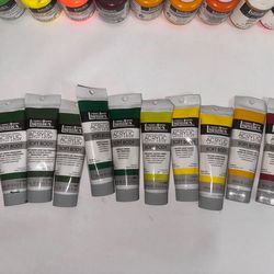 Liquitex Professional Acrylic Paint Lot (40+ Colors, New) - $160