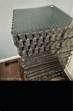 Brand New Interlocking 24”x 24” Tile Mats - 12 tiles per pack
