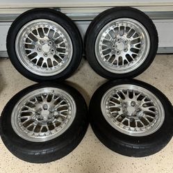 CCW Classics 17” Staggered Toyota Supra Drag Pack fits 2005-2024 Mustang GT
