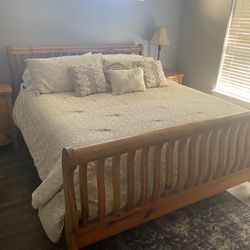 King Size Sleigh Bed