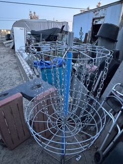 Portable disc basket