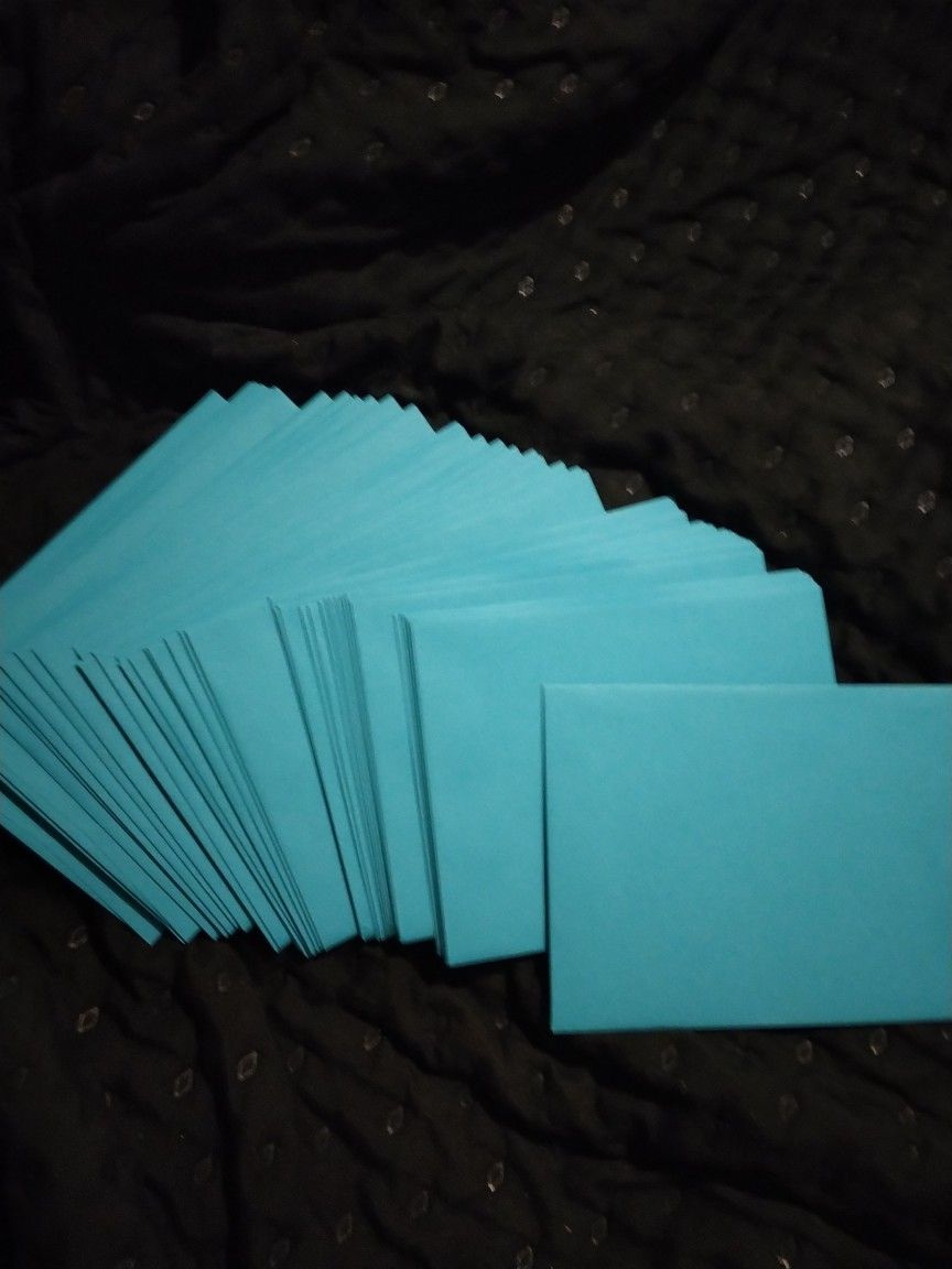 Teal/Aqua A7 Envelopes 