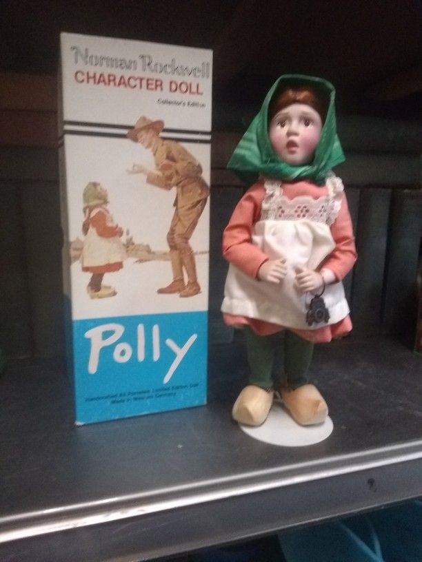 Norman Rockwell Character Doll Polly