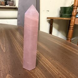 Rose Quartz Crystal Tower – 4” Polished Healing Crystal