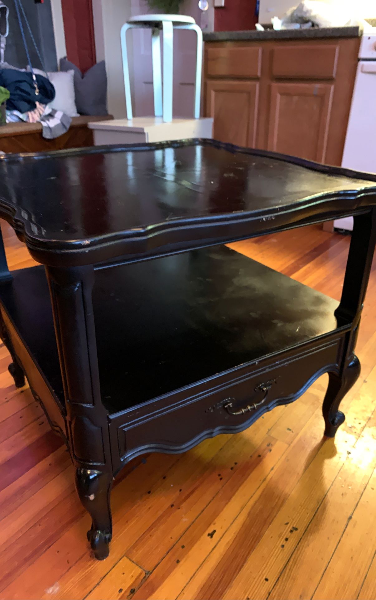 Large, ornate accent table