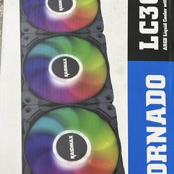 Raidmax Tornado All-in-1 ARGB LED CPU Liquid Cooler with ARGB Fans ARGB Water Block ARGB Light Contr