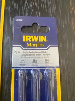 Irwin coping saw blades